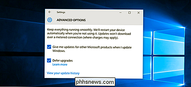 O que significa “adiar atualizações” no Windows 10?