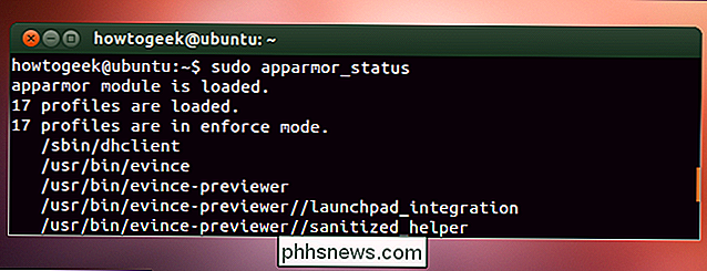 Qu'est-ce qu'AppArmor et comment est-il sécurisé Ubuntu?