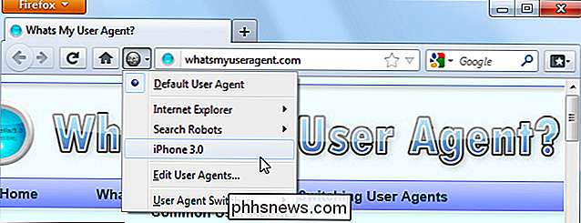Che cos'è l'agente utente di un browser?