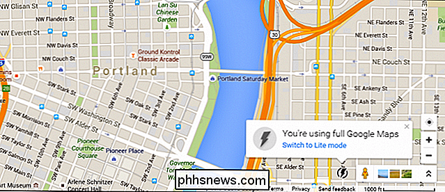 Wat is de Lite-modus van Google Maps en moet ik deze gebruiken?