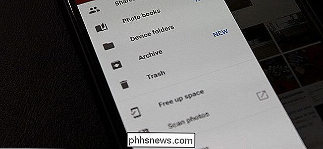 Vad är det nya arkivfunktionen i Google Foton?