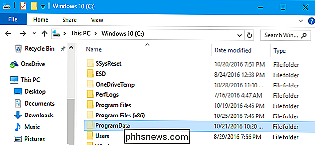 Qu'est-ce que le dossier ProgramData sous Windows?
