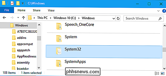 Hvad er System32 Directory? (og hvorfor du ikke skal slette det)