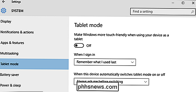 Che cos'è la modalità Tablet in Windows 10 e Come accenderla e spegnerla