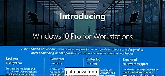 ¿Qué es Windows 10 Pro para estaciones de trabajo y cómo es diferente?