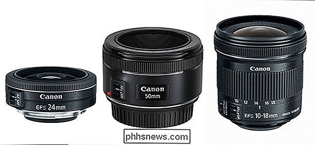 Jaké objektivy bych měl koupit pro svůj fotoaparát Canon?