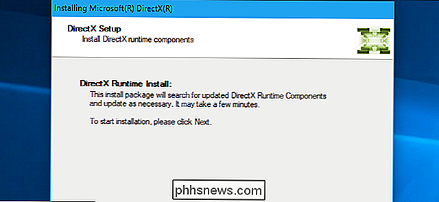 Por que todo jogo de PC instala sua própria cópia do DirectX?