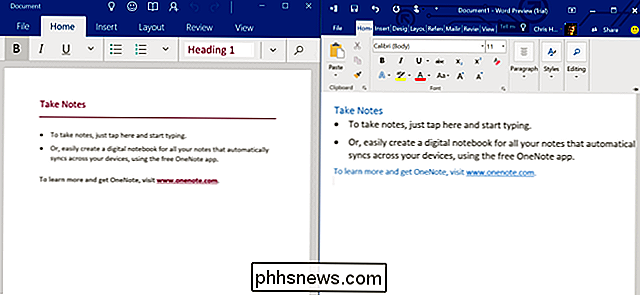 Microsoft Windows erbjuder två olika versioner av Microsoft Office