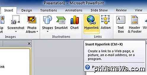 Länk till specifika bilder i andra PowerPoint-presentationer