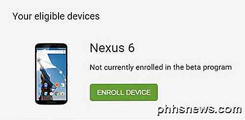 Wie man ein Nexus Device OTA auf Android N (7.0) Beta aktualisiert