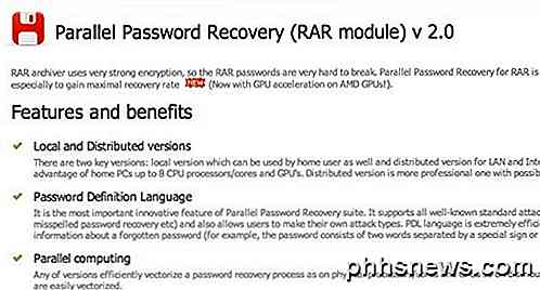 Sådan åbnes adgangskodebeskyttet RAR-filer