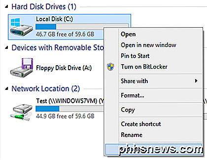 Patikrinkite disko ir sistemos failus "Windows 8/10"